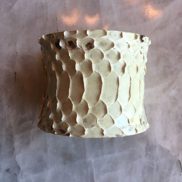 WHITE PYTHON 2” Cuff - Picture 1 of 8